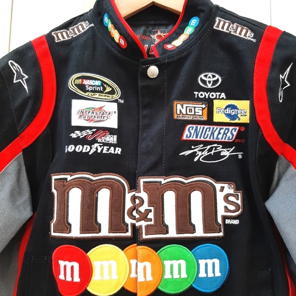 Nascar Kyle Busch M&M Kids Jacket - Picture 2 of 9